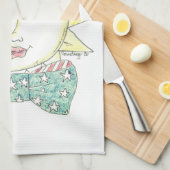 Bright Eyed Sun - keukenhanddoek (Quarter Fold)