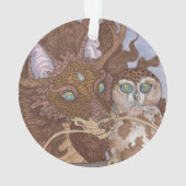 Bright Eyes Owl en Dragon Ornament (achterkant)