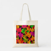 Bright Fall Leaves Canvas Tas (Achterkant)