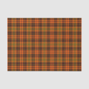 Bright Fall Plaid Tissuepapier