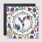 Bright Fantasy Elegante Elegante Amethist Dragon (Voorkant / Achterkant)