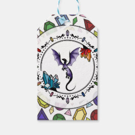 Bright Fantasy Elegante Elegante Amethist Dragon Cadeaulabel