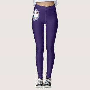 Bright Fantasy Elegante Elegante Amethist Dragon Leggings