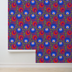 Bright Fantasy Fire Flowers & Hearts Schattige Kle Behang