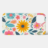 Bright Floral Bloom Case-Mate iPhone Case (Achterkant (horizontaal))