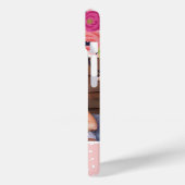 Bright Floral en Stippen Custom Foto Case-Mate iPhone Case (Achterkant / Links)