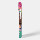 Bright Floral en Stippen Custom Foto Case-Mate iPhone Case (Achterkant / Links)