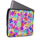 Bright Floral-laptophoes Laptop Sleeve (Voorkant Rechts)