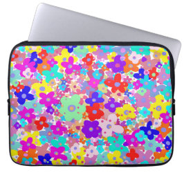 Bright Floral-laptophoes Laptop Sleeve
