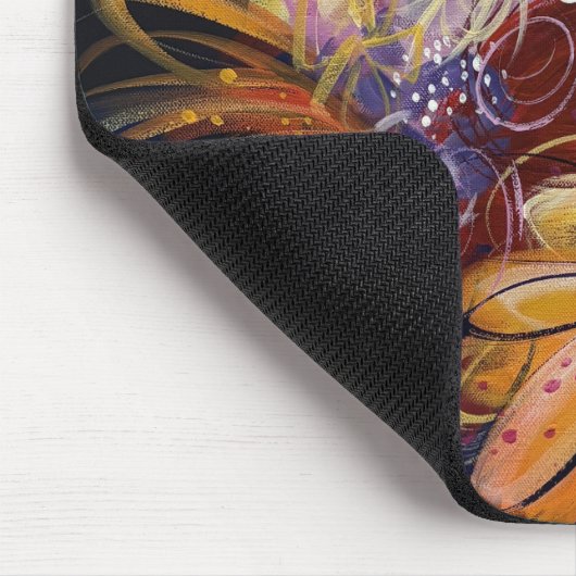 Bright Floral Mouse Mat Pad 4 Muismat (Hoek)