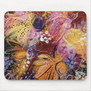 Bright Floral Mouse Mat Pad 4 Muismat