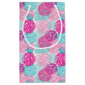 Bright Floral patroon 2 Klein Cadeauzakje (Achterkant)