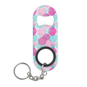 Bright Floral patroon 2 Mini Flessenopener