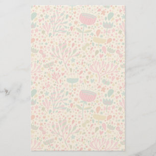 Bright floral pattern briefpapier