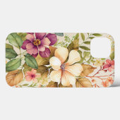Bright Floral Peinture Coque-Mate coque iphone (Verso (horizontal))
