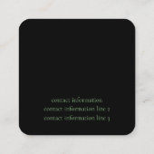 Bright Floral Print Visitekaartje (Achterkant)