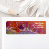 Bright Floral retour adreslabel Etiket (Insitu)