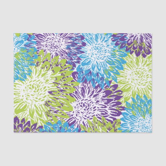 Bright Floral Tissuepapier (Voorkant)