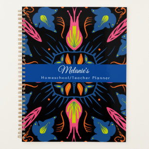 Bright Florals Teacher School Homeschool Planner