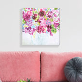 Bright Flower Bouquet Canvas Afdruk (Insitu (Woonkamer))