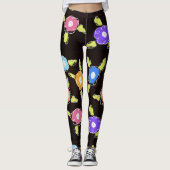 Bright Flowered Dames Leggings (Devant)