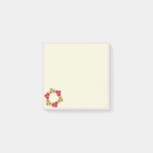 Bright Flowers Post-It Notes (Voorkant)