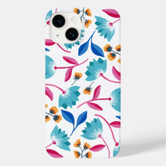Bright Folk Art Floral Pattern Case-Mate iPhone Case (Achterkant)