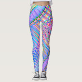 Bright Fractal Leggings Motifs (Devant)