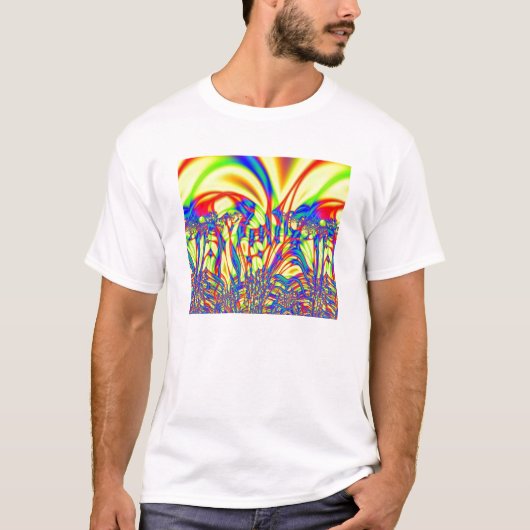 Bright Fractal T-shirt (Voorkant)