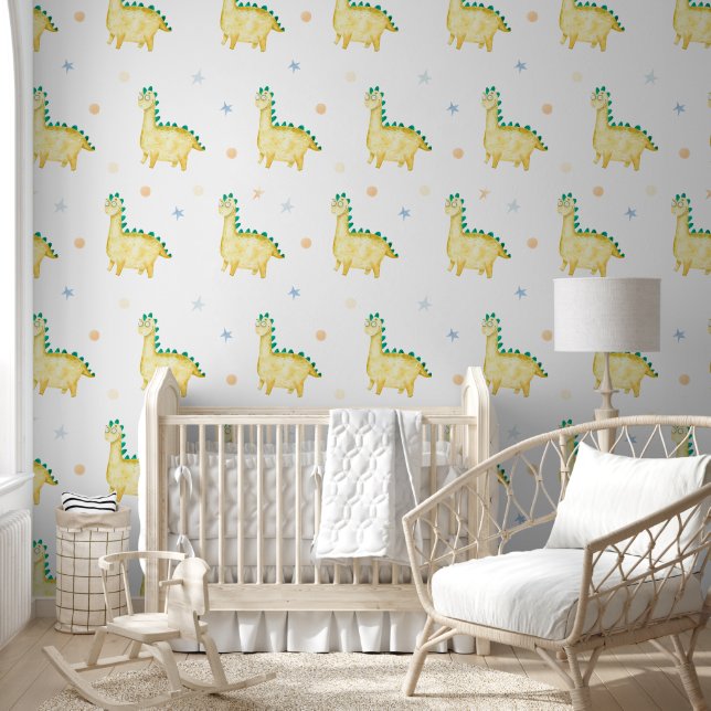 Bright "Friendly Dinosaur"  Behang (Kinderen)