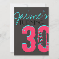 Bright fun Surprise Birthday Party Invitation enfa