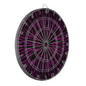 Bright Funky Hot Pink Firecracker Abstract Dartbord (Voorkant Links)