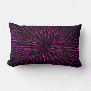 Bright Funky Hot Pink Firecracker Abstract Kussen