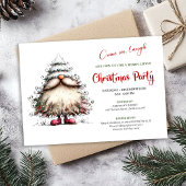 Bright Funny Santa Classic Holiday Celebration Kaart