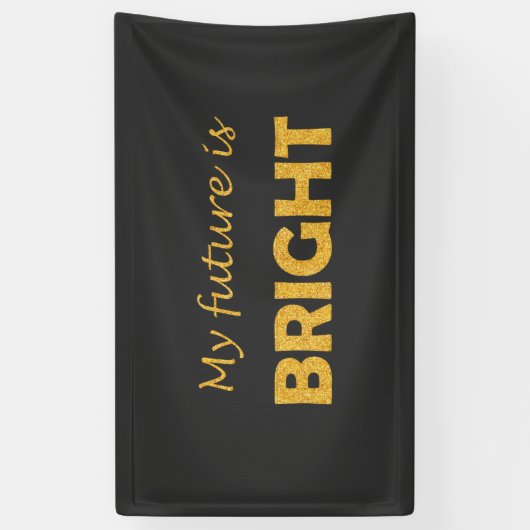 Bright Future Afstuderen Banner – Inspirerend (Verticaal)