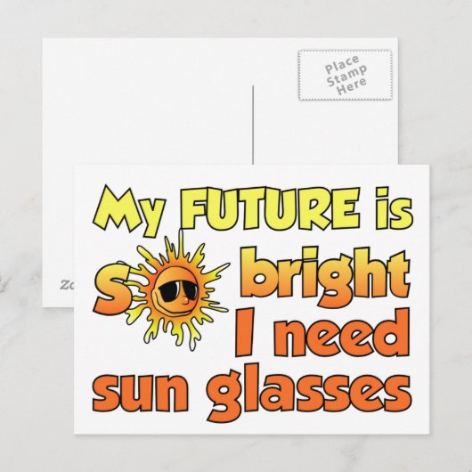 Bright Future briefkaart (Voorkant / Achterkant)