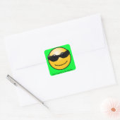 Bright Future Funny Sun in Sunglazen Sticker (Envelop)