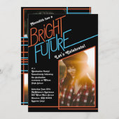 Bright Future Graduation Party aankondiging (Voorkant / Achterkant)