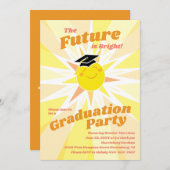 Bright Future Graduation Party Kaart (Voorkant / Achterkant)