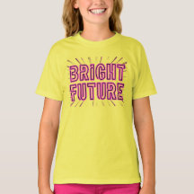 Bright Future in Pink omgeven door zonachtige stra