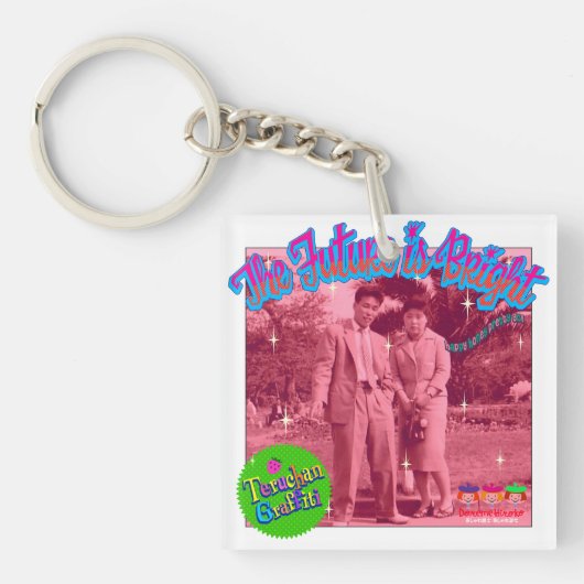 bright future sleutelhanger (Voorkant)