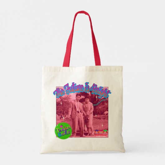 bright future tote bag (Achterkant)