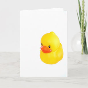 Bright Gele Rubber Duck Kaart