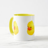 Bright Gele Rubber Duck Mok (Voorkant links)