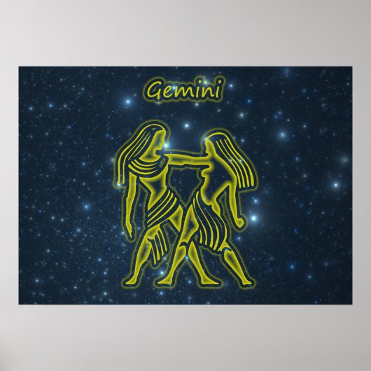 Bright Gemini Poster (Voorkant)