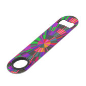 Bright Geometric Bar Key Speed Bottle Opener Flessenopener (Voorkant Gekanteld)