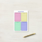 Bright Gepersonaliseerde takenlijst Post-it® Notes (Op bureau)