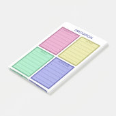 Bright Gepersonaliseerde takenlijst Post-it® Notes (Schuin)
