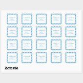 Bright Gingham Gepersonaliseerde Gift Stickers (Vel)