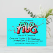 Bright Graffiti Five Invitation (Debout devant)